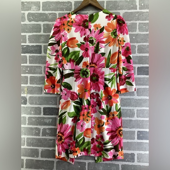 Julia Jordan twisted front floral mini dress size 4 - Picture 4 of 4